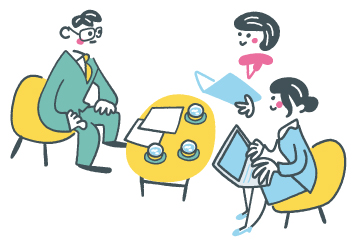 面接から採用まで